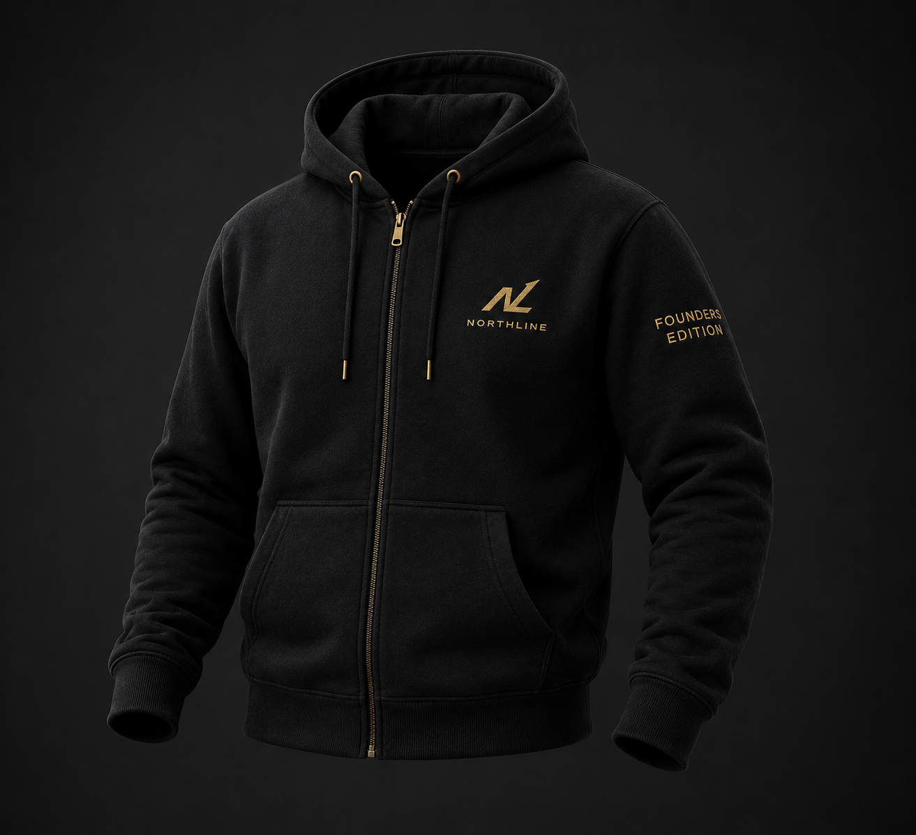 Northline Core full-zip protective motorcycle hoodie